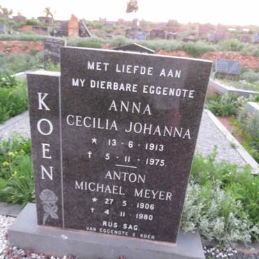 KOEN Anton Michael Meyer 1906-1980 & Anna Cecilia Johanna 1913-1975