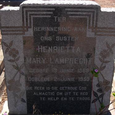LAMPRECHT Henrietta Mary 1888-1953