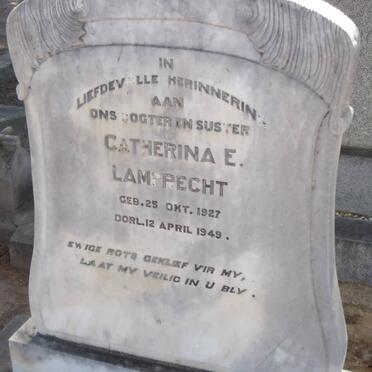 LAMPRECHT Catherina E. 1927-1949