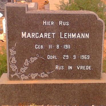 LEHMANN Margaret 1911-1969