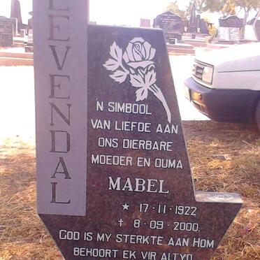 LEVENDAL Mabel 1922-2000