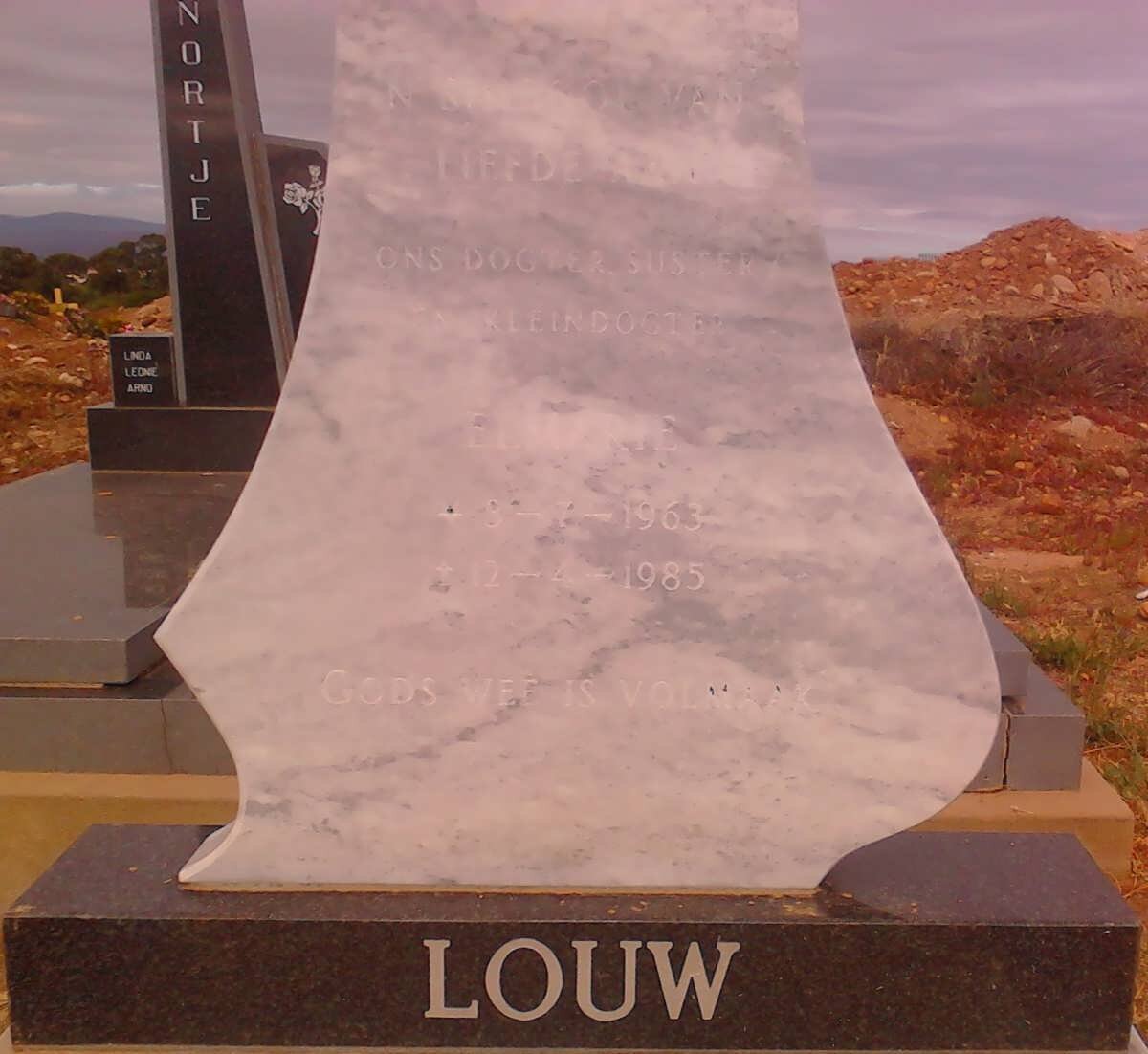 LOUW Elmarie 1963-1985