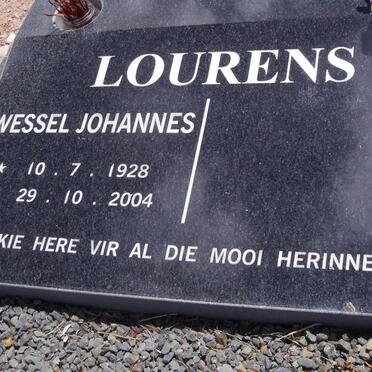 LOURENS Wessel Johannes 1928-2004