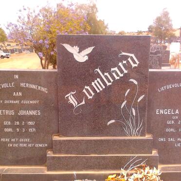 LOMBARD Petrus Johannes 1907-1971 &amp; Engela Hugonda SCHONKEN 1897-1985