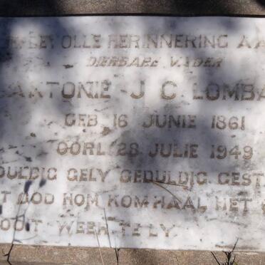 LOMBARD Antonie J.C. 1861-1949