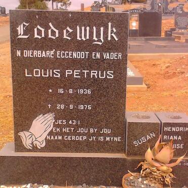 LODEWYK Louis Petrus 1936-1975