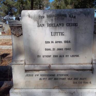 LUTTIG Jan Roeland Georg 1864-1942