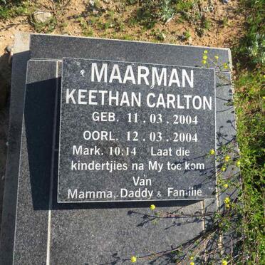 MAARMAN Keethan Carlton 2004-2004