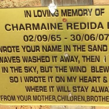 MAY Charmaine Redida 1965-2007