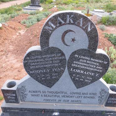MAKAN Rodney Ivan 1937-2013 & Lorraine T. 1936-2018