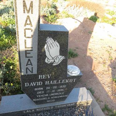 MACLEAN David Haillekot 1930-1995