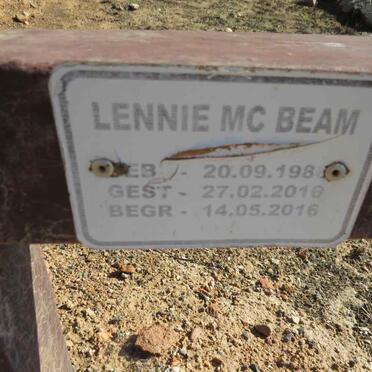 MCBEAM Lennie 198?-2016