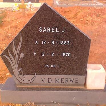 MERWE Sarel J., van der 1883-1970