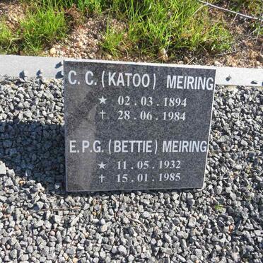 MEIRING C.C. 1894-1984 :: MEIRING E.P.G. 1932-1985