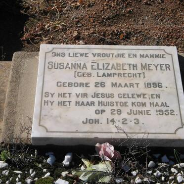 MEYER Susanna Elizabeth nee LAMPRECHT 1896-1952