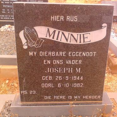 MINNIE Joseph M. 1944-1982