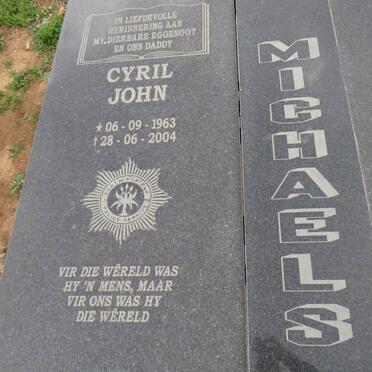 MICHAELS Cyril John 1963-2004