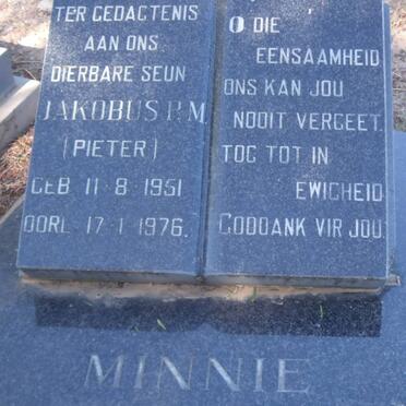 MINNIE Jakobus P.M. 1951-1976