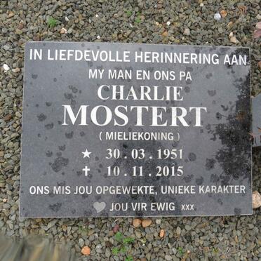 MOSTERT Charlie 1951-2015