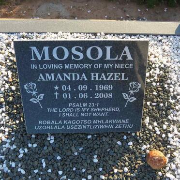 MOSOLA Amanda Hazel 1969-2008