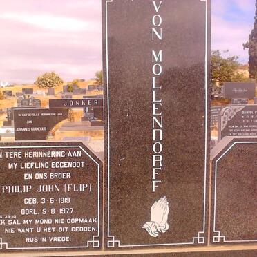 MOLLENDORFF Philip John, von 1919-1977