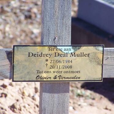 MULLER Deidrey Deal 1984-2008