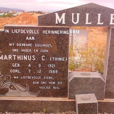MULLER Marthinus C. 1921-1989