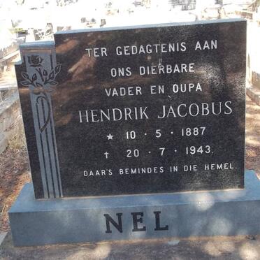 NEL Hendrik Jacobus 1887-1943