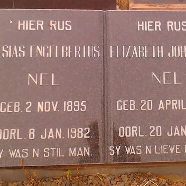 NEL Jesias Engelbertus 1895-1982 &amp; Elizabeth Johanna 1900-1986