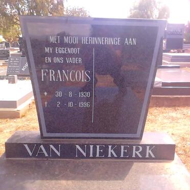 NIEKERK Francois, van 1930-1996