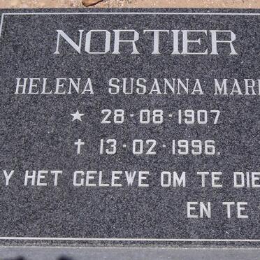 NORTIER Helena Susanna Maria 1907-1996