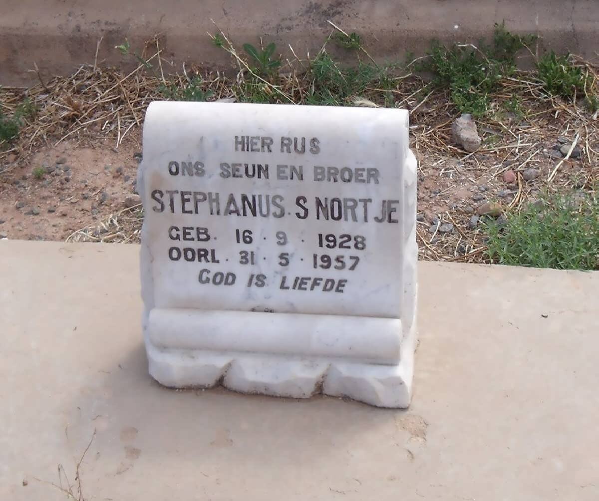 NORTJE Stephanus S. 1928-1957