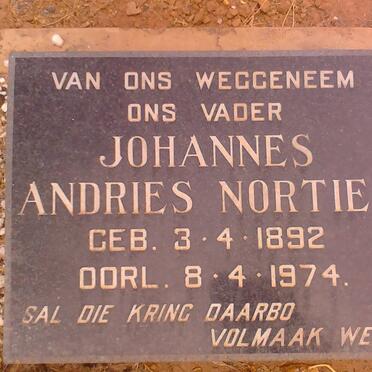 NORTIER Johannes Andries 1892-1974