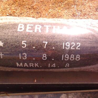 NORTJE Hannes 1911-1984 &amp; Bertha 1922-1988