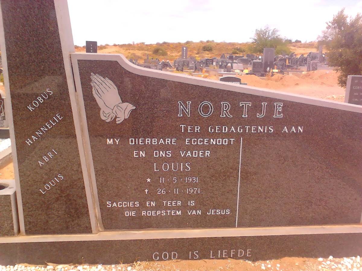 NORTJE Louis 1931-1971