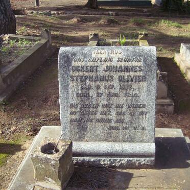 OLIVIER Ockert Johannes Stephanus 1932-1940