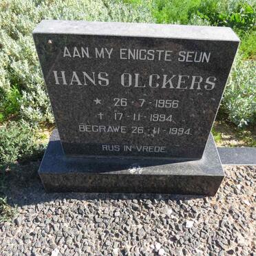 OLCKERS Hans 1956-1994