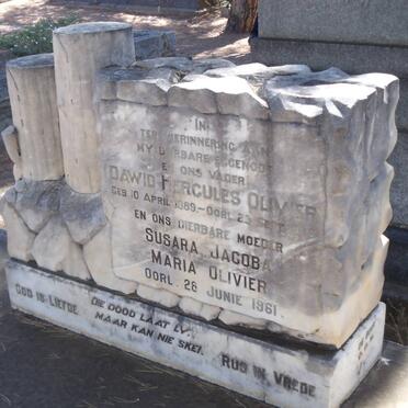 OLIVIER Dawid Hercules 1889-? &amp; Susara Jacoba Maria ?-1961