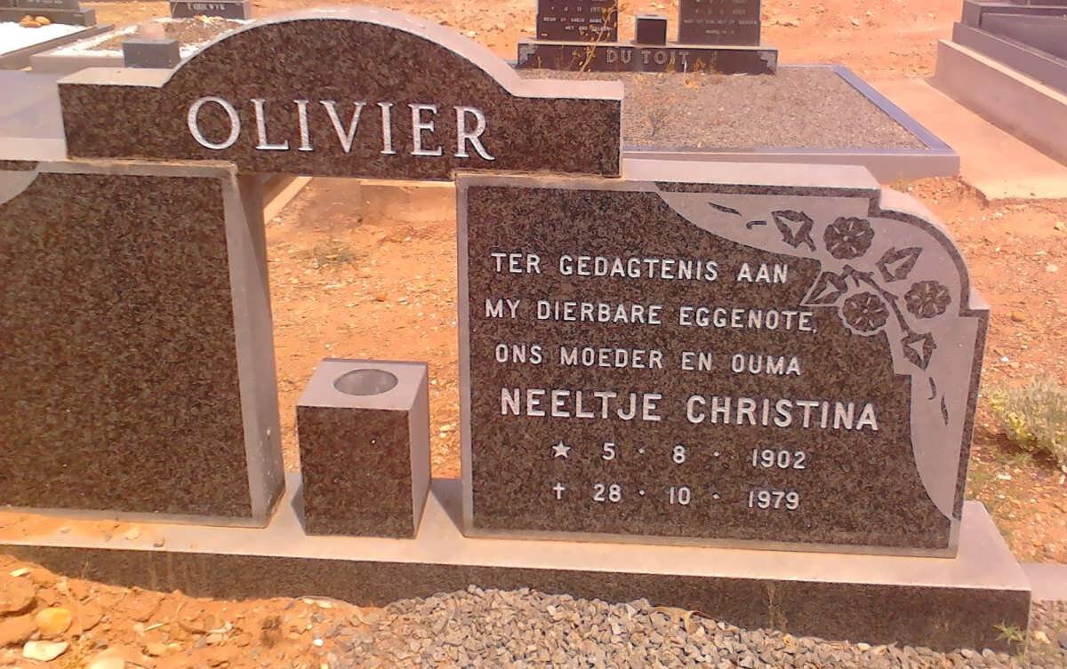 OLIVIER Neeltje Christina 1902-1979
