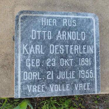 OESTERLEIN Otto Arnold Karl 1891-1955