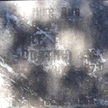 OOSTHUIZEN Gert Thomas 1873-1941