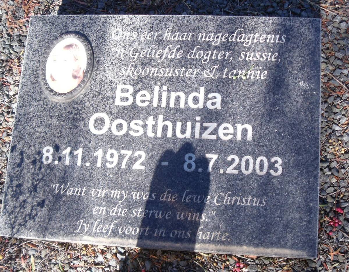 OOSTHUIZEN Belinda 1972-2003