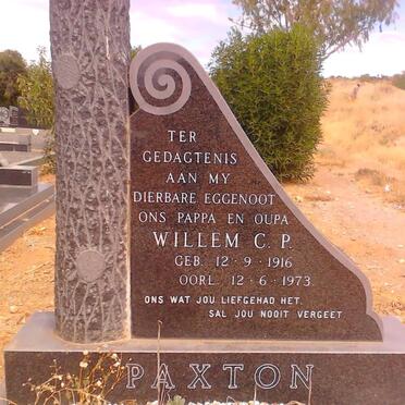 PAXTON Willem C.P. 1916-1973