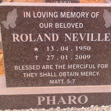 PHARO Roland Neville 1950-2009