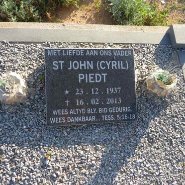 PIEDT St John 1937-2013