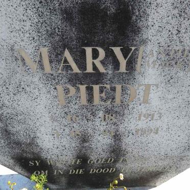 PIEDT Mary 1913-1994