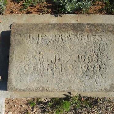 PLAATJIES Philip 190?-1994