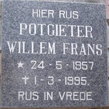 POTGIETER Willem Frans 1957-1995