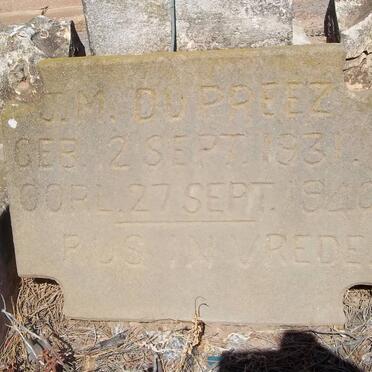 PREEZ J.M., du 1931-1940