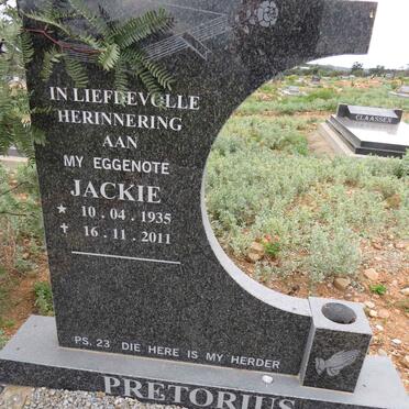 PRETORIUS Jackie 1935-2011